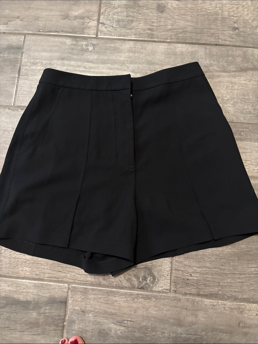 T Alexander Wang Pleated Front Black Dressy‎ Shorts - Size 8